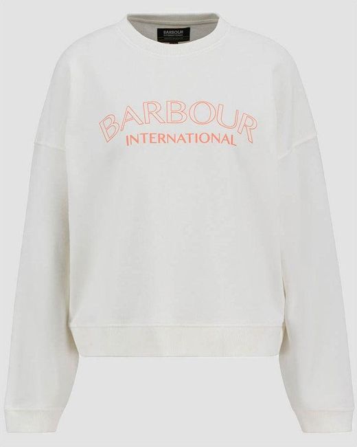 Barbour White Sweatshirts