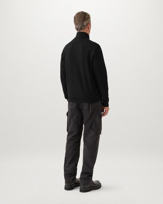 Belstaff Black Logo Full Zip Sweatshirt for men