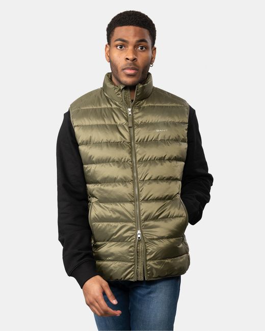 Gant Green Light Down Gilet for men