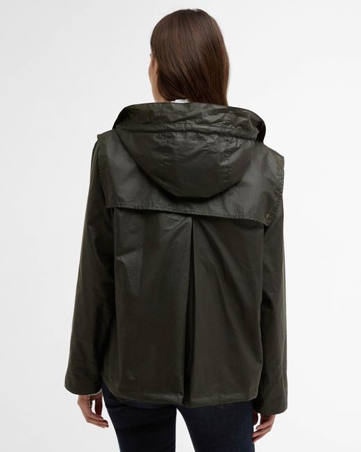 Barbour Black Ornella Wax Jacket