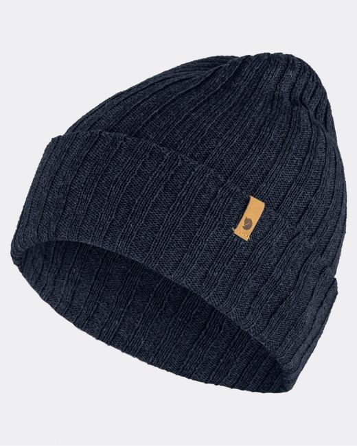 Fjallraven Blue Byron Thin Beanie Colour: Dark 555