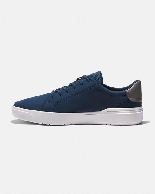 Timberland Blue Seneca Bay Lace Low Top Trainers for men