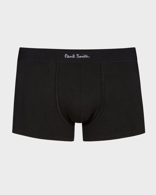 Paul Smith White 3-Pack Signature Waistband Mixed Trunks Size: L for men