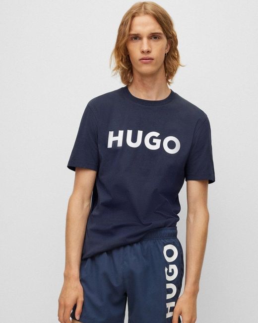 HUGO Blue Dulivio T-shirt Nos for men
