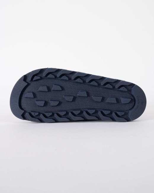 HUGO Blue Evander Logo Sandals With Double Touch-Closure Straps for men