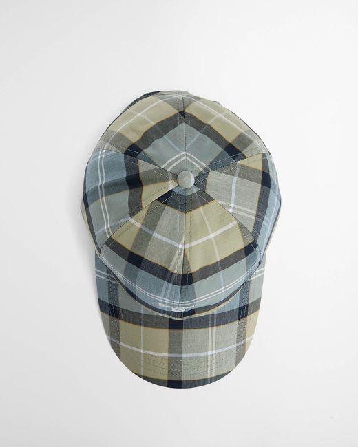 Barbour Blue Tartan Sports Cap for men
