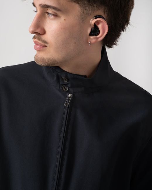 ARMANI EXCHANGE Black Full Zip Jacket for men