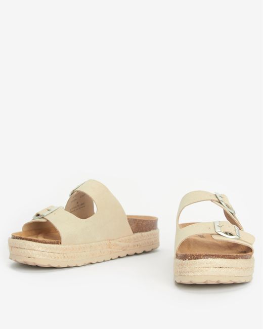 Barbour Natural Sandgate Chunky Sandals