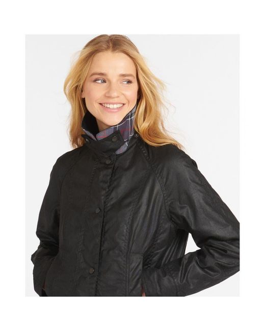 Barbour Corduroy 'Beadnell' Quilted Jacket in Black - Save 40% | Lyst