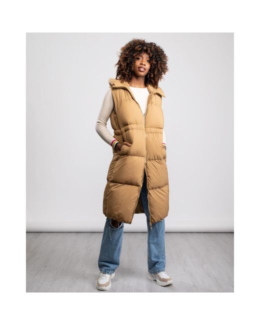 Tommy Hilfiger Natural Nylon Down Puffer Gilet