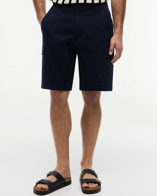 Tommy Hilfiger Blue Essential Twill Cargo Shorts for men