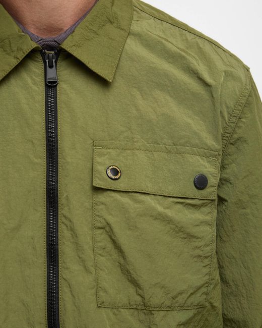 Barbour Green Inline Overshirt for men