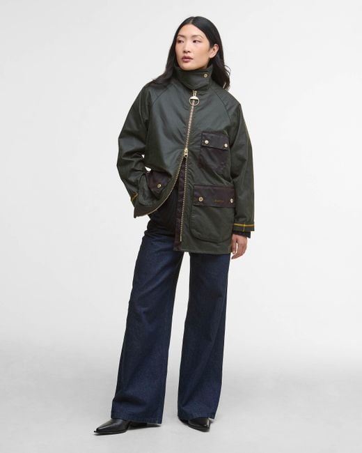 Barbour Brown Luella Wax Jacket