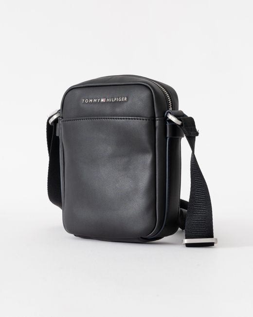 Tommy Hilfiger Black Th City Mini Reporter Beg for men