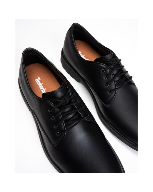 Timberland Cotton Earthkeepers Stormbuck Plain Toe Oxford in Black for Men  | Lyst