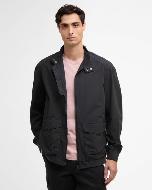 Barbour Black Matley Casual Jacket for men