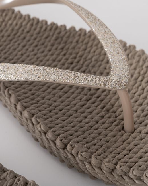 Ilse Jacobsen White Cheerful Glitter Flip Flops