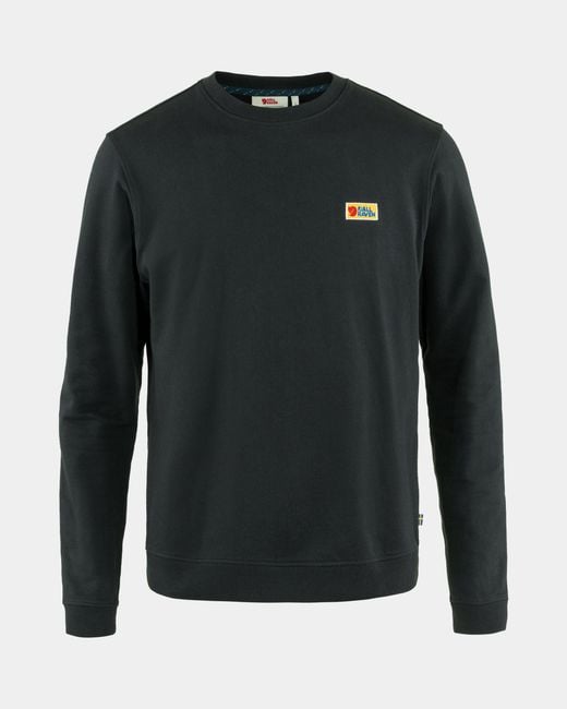 Fjallraven Black Vardag Sweater for men