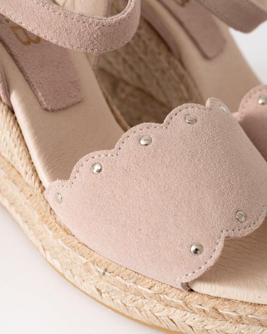 Elia B Pink Eliza Wedge Sandal