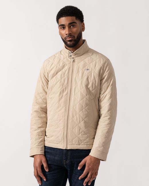 Gant Natural Quilted Windcheater Jacket for men