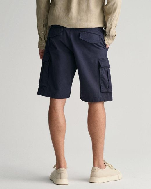 Gant Natural Relaxed Twill Cargo Shorts for men