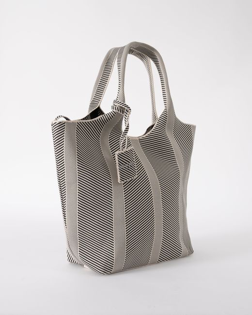 Ilse Jacobsen Gray Knitty Knitted Bag