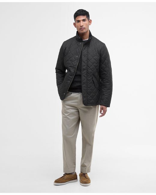 Barbour Blue Chelsea Sportsquilt Jacket for men