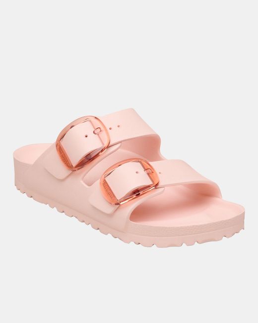 Birkenstock Pink Arizona Big Buckle Eva Sandals