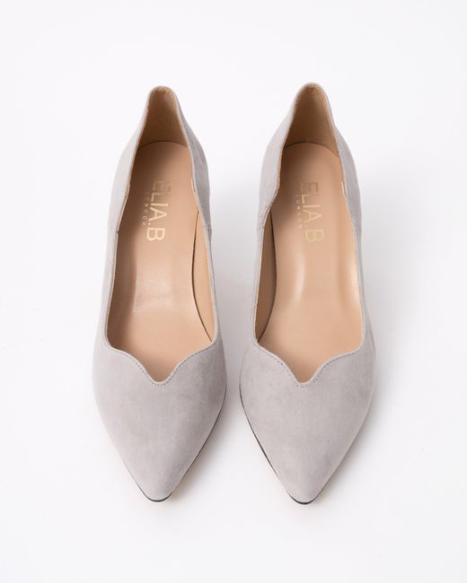 Elia B White Dakota Heeled Shoe