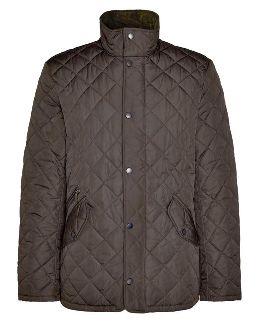Barbour Gray Chelsea Sportsquilt Jacket for men