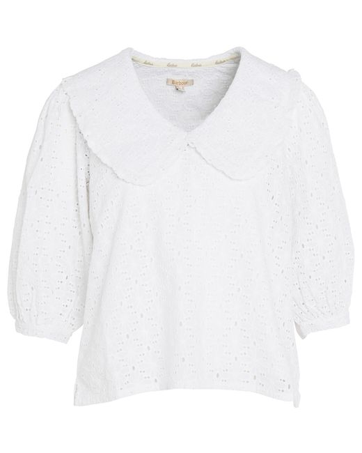 Barbour White Kelley Top
