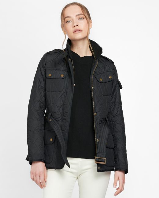 Barbour Black Tourer Polarquilt