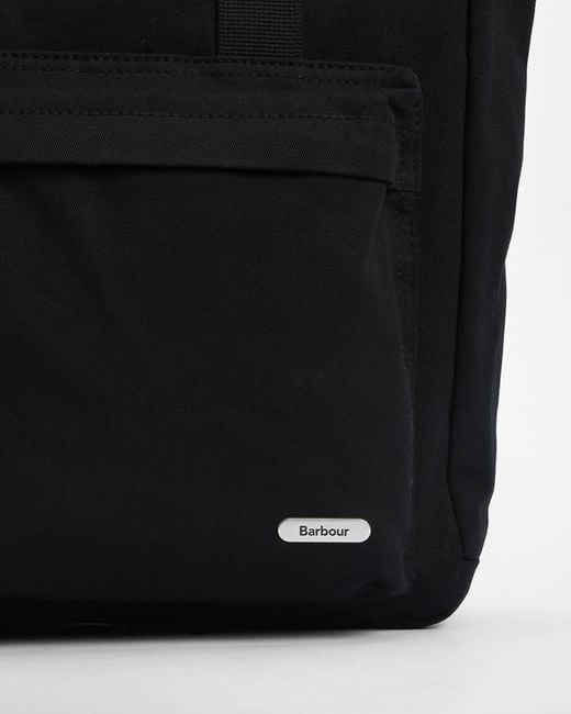 Barbour Black Olivia Backpack