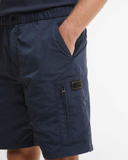 Barbour Blue Inline Shorts for men