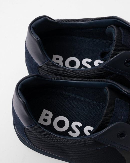Boss Blue Saturn Low Top Trainers for men