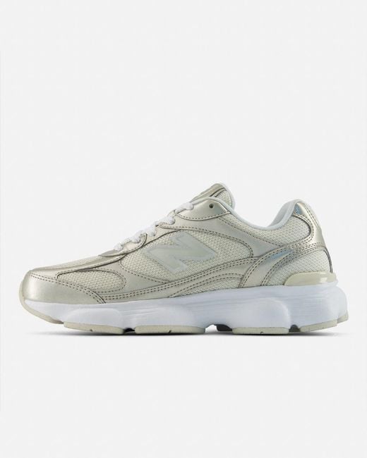New Balance White Trainers
