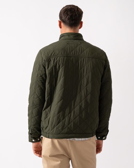 Gant Black Quilted Windcheater Jacket for men