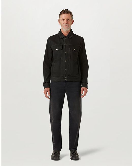Belstaff Black Piston Trucker Jacket for men