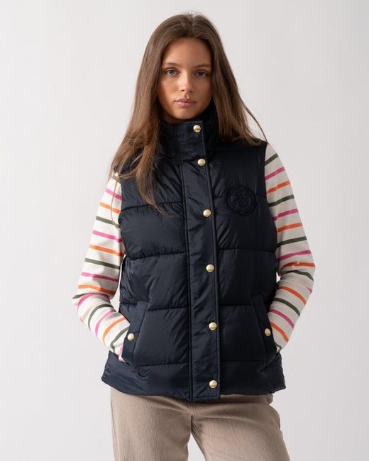 Joules Blue Reversible Gilet