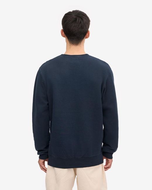 COLORFUL STANDARD Blue Classic Organic Crew Neck Sweatshirt for men