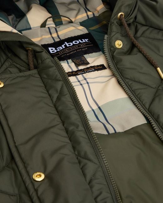 Barbour Green Braidley Quilted Jacket