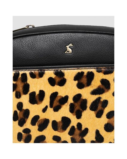 Joules leopard online print bag