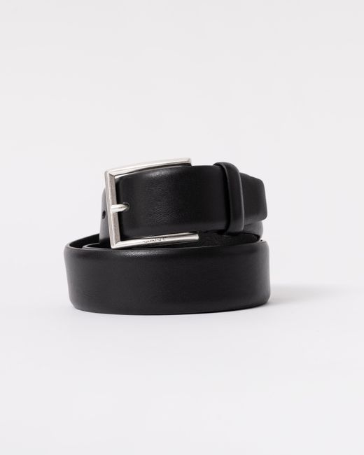 Gant Black Classic Cow Leather Belt for men