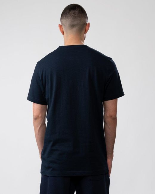 Belstaff Black Short Sleeved Logo Patch T-Shirt for men
