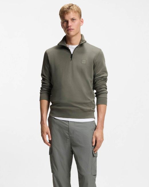 Boss Green Zetrust 1/4 Zip Sweatshirt for men