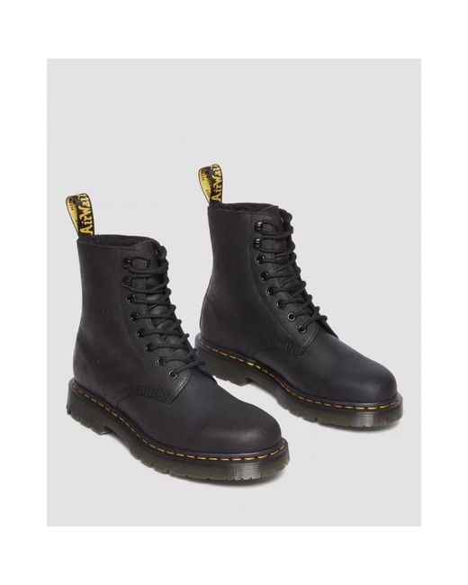 Dr. Martens 1460 Pascal Wg Outlaw Wp Boots in Black | Lyst