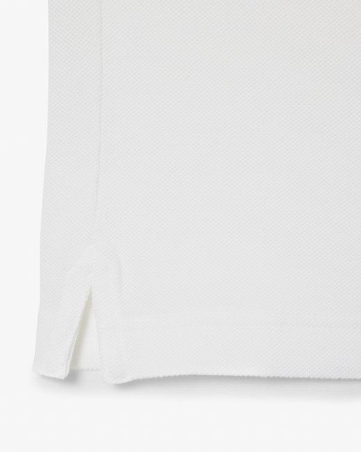 Lacoste White Original.12.12 Slim Fit Petit Piqué Cotton Polo Shirt for men