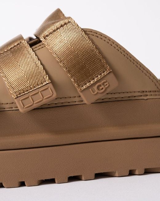 Ugg Brown Goldenglow Slide Sandal