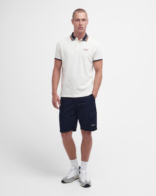 Barbour White Francis Polo for men