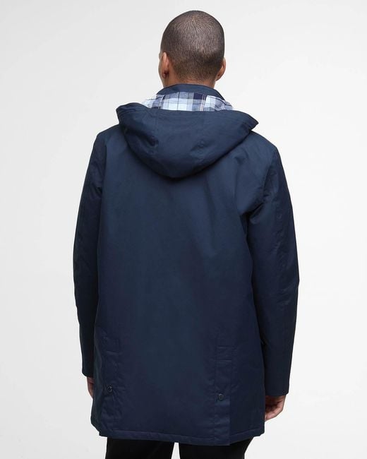 Barbour Blue Chelsea Mac Jacket for men